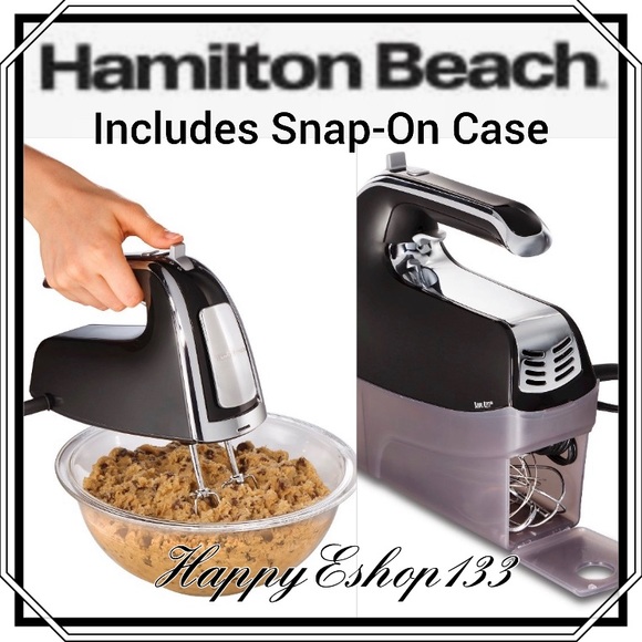 Hamilton Beach Kitchen Hamilton Beach Hand Mixer Case 7 Attachments